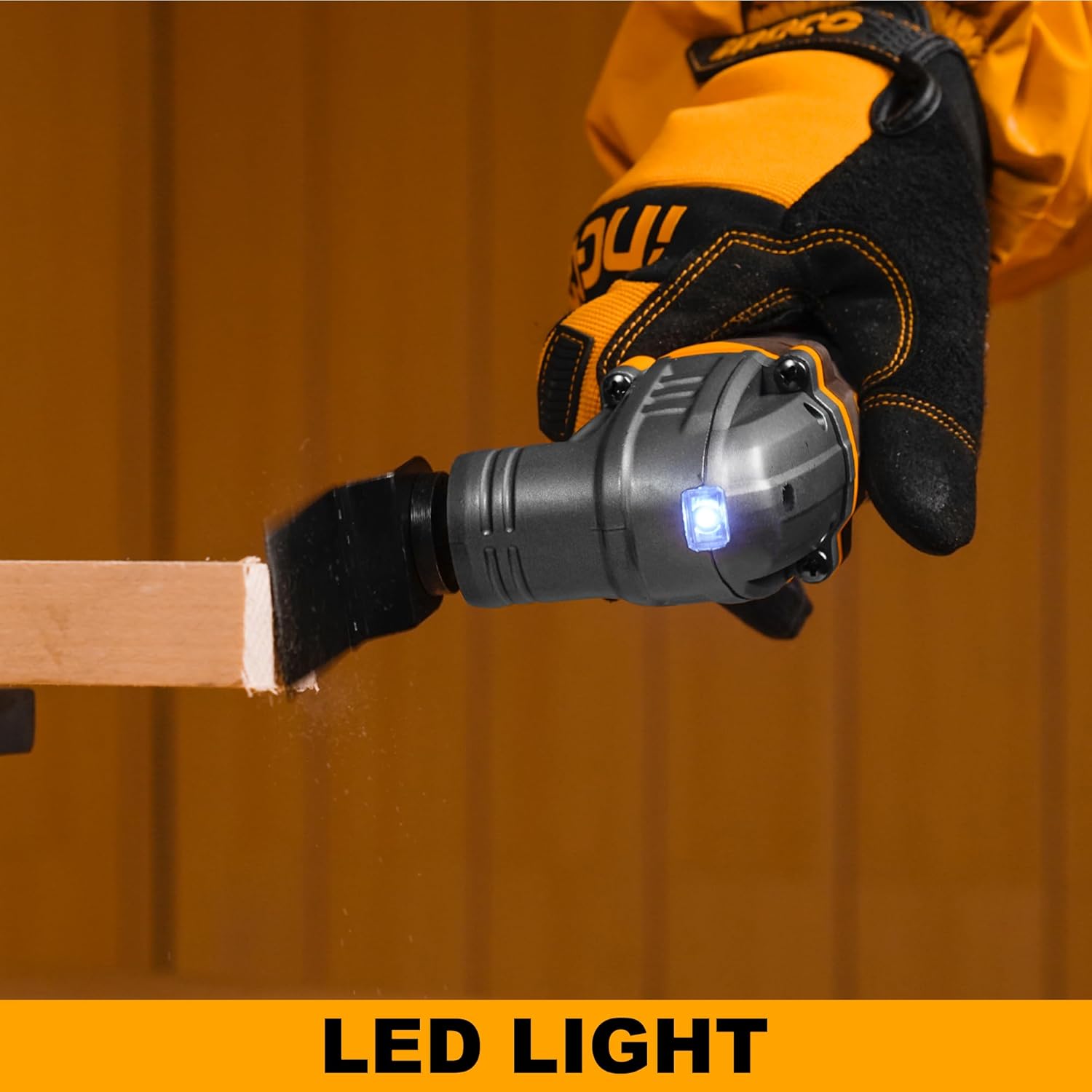 &nbsp;INGCO 20V Cordless Oscillating Multi-Tool Kit – with 8 Accessories for Cutting &amp; Sanding – OMTLI20028