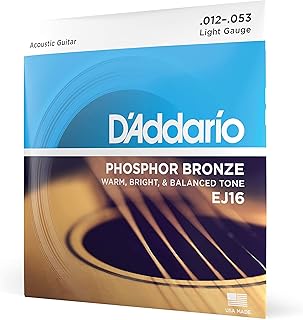 D'Addario EJ16 Phosphor Bronze Acoustic Guitar Strings