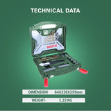 Bosch Cordless Drill EasyImpact 18V-38 with 2.5Ah Battery and Carrying Case