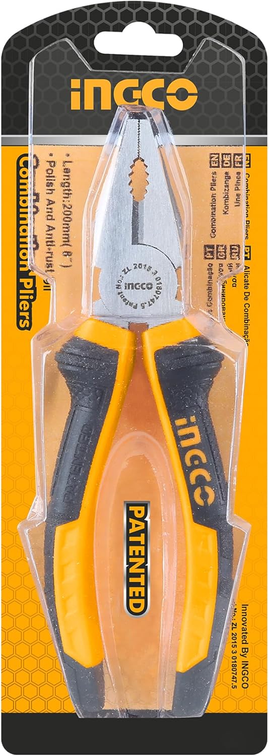INGCO 6-Inch (150mm) Combination Pliers – HCP08168
