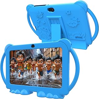 PEICHENG Kids Tablet 7", Android 12, 4GB RAM + 32GB, Blue