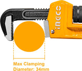 INGCO Adjustable Pipe Wrench 10 Inch (250mm) – HPW0810