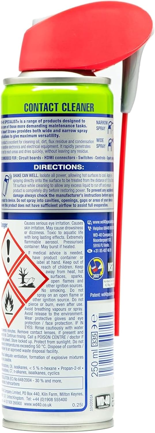 WD-40 Specialist Fast Drying Contact Cleaner Spray – 250ml