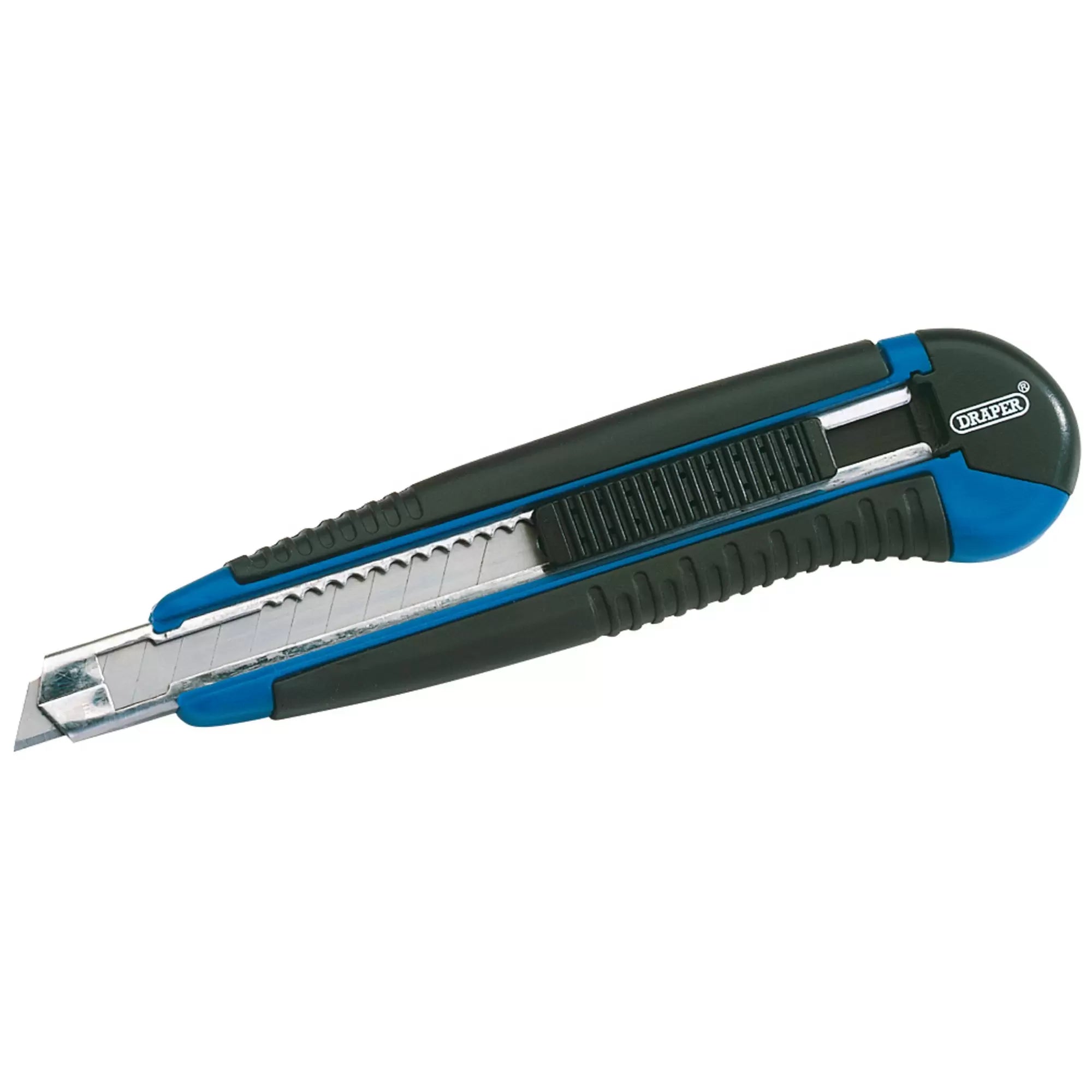 Draper Tools - 72145 - Retractable Knife with 12 Segment Blade, 9mm