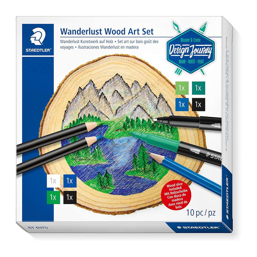Staedtler Design Journey Wanderlust Wood Art Set
