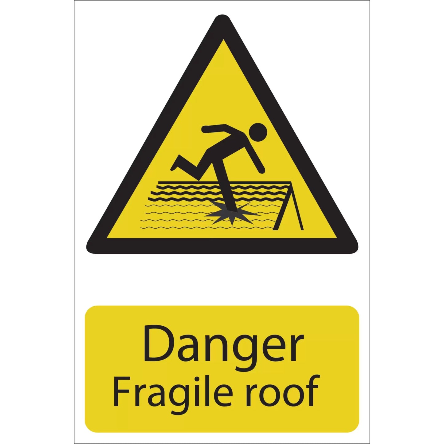 Draper Tools - 72395 - Danger Fragile Roof