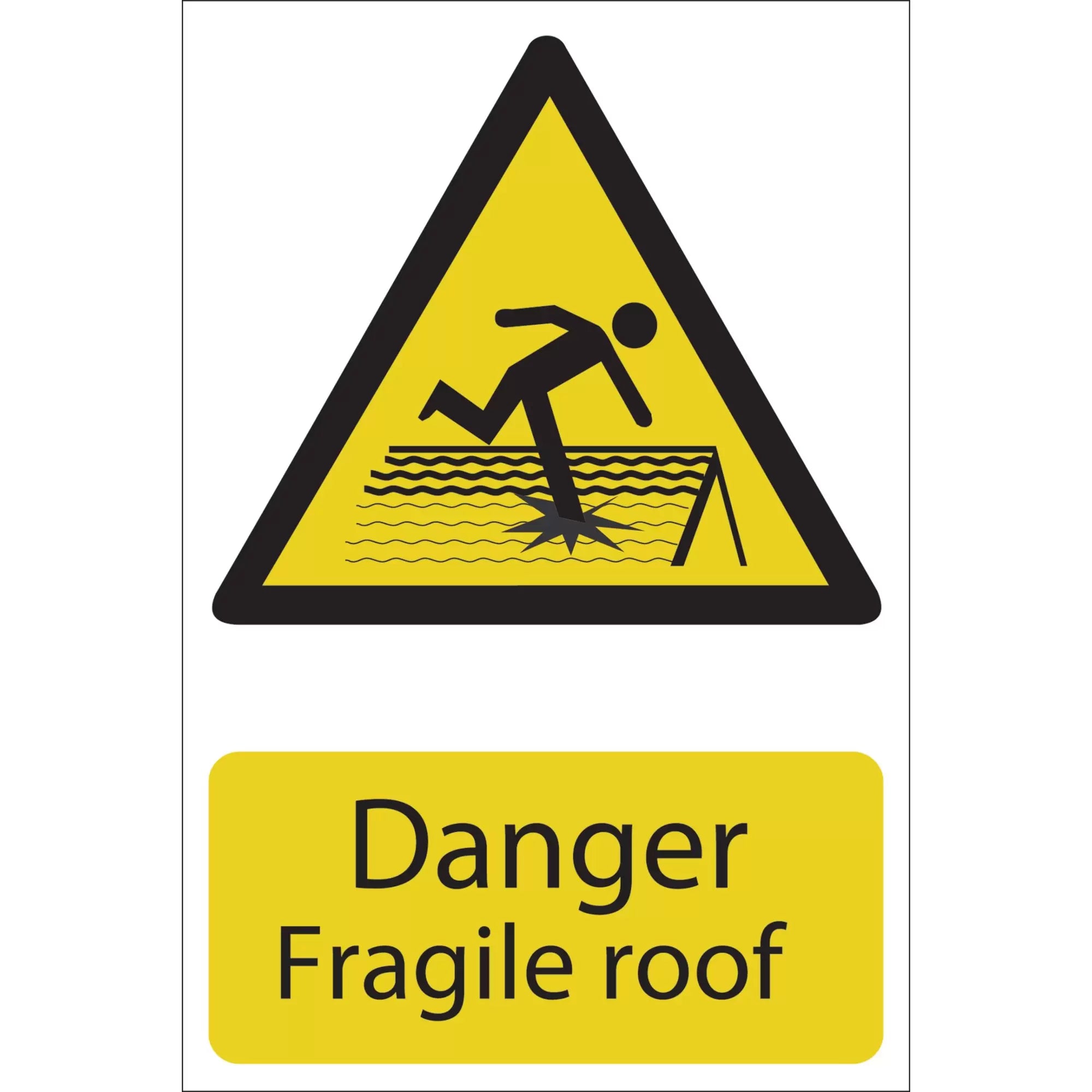 Draper Tools - 72395 - Danger Fragile Roof