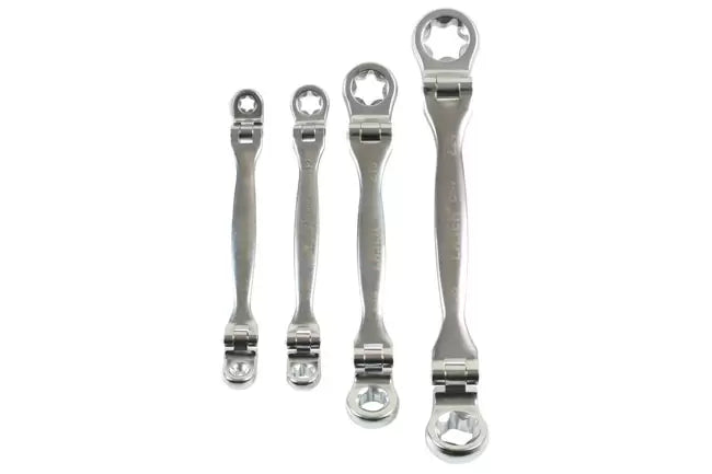 Laser - 7260 - Flexible Star Spanner Set 4pc