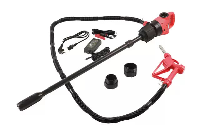 Laser - 7273 - Electric Drum Pump for Diesel AC/DC with Euro Charger