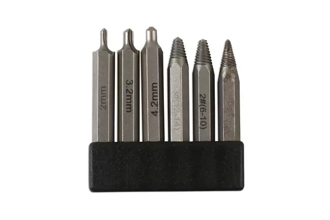 Laser - 7292 - Screw Extractor Bit Set 6pc