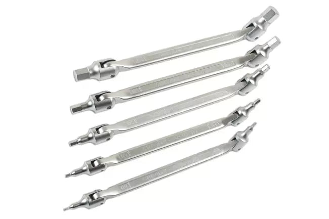Laser - 7480 - Double Ended Flexible Hex Bit Set 5pc