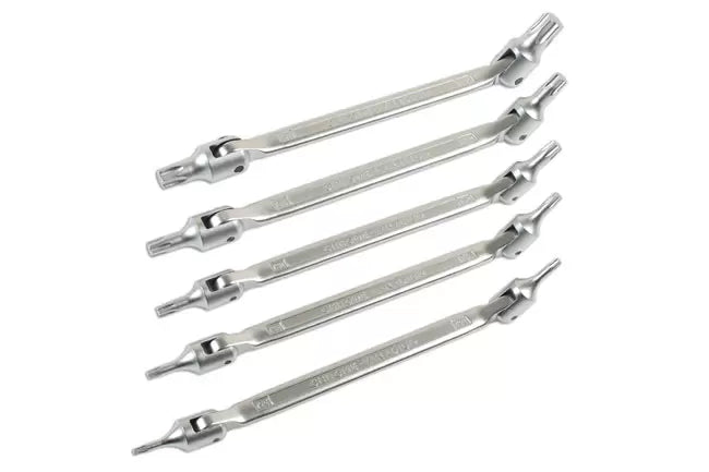 Laser - 7481 - Double Ended Flexible Star Bit Set 5pc