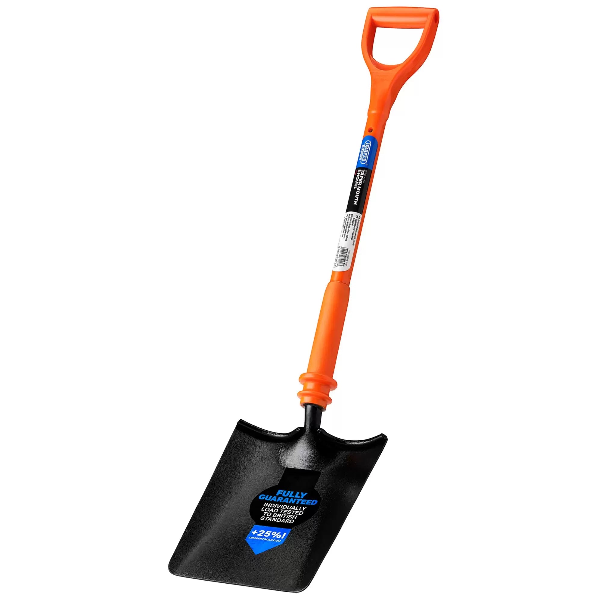 Draper Tools - 75169 - Draper Expert Fully Insulated Contractors Taper Mouth Shovel