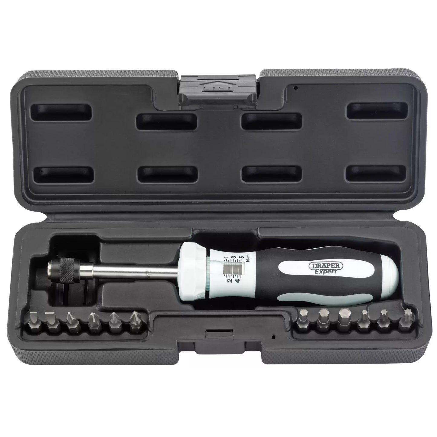 Draper Tools - 75170 - Draper Expert Torque Screwdriver Kit, 1-5Nm