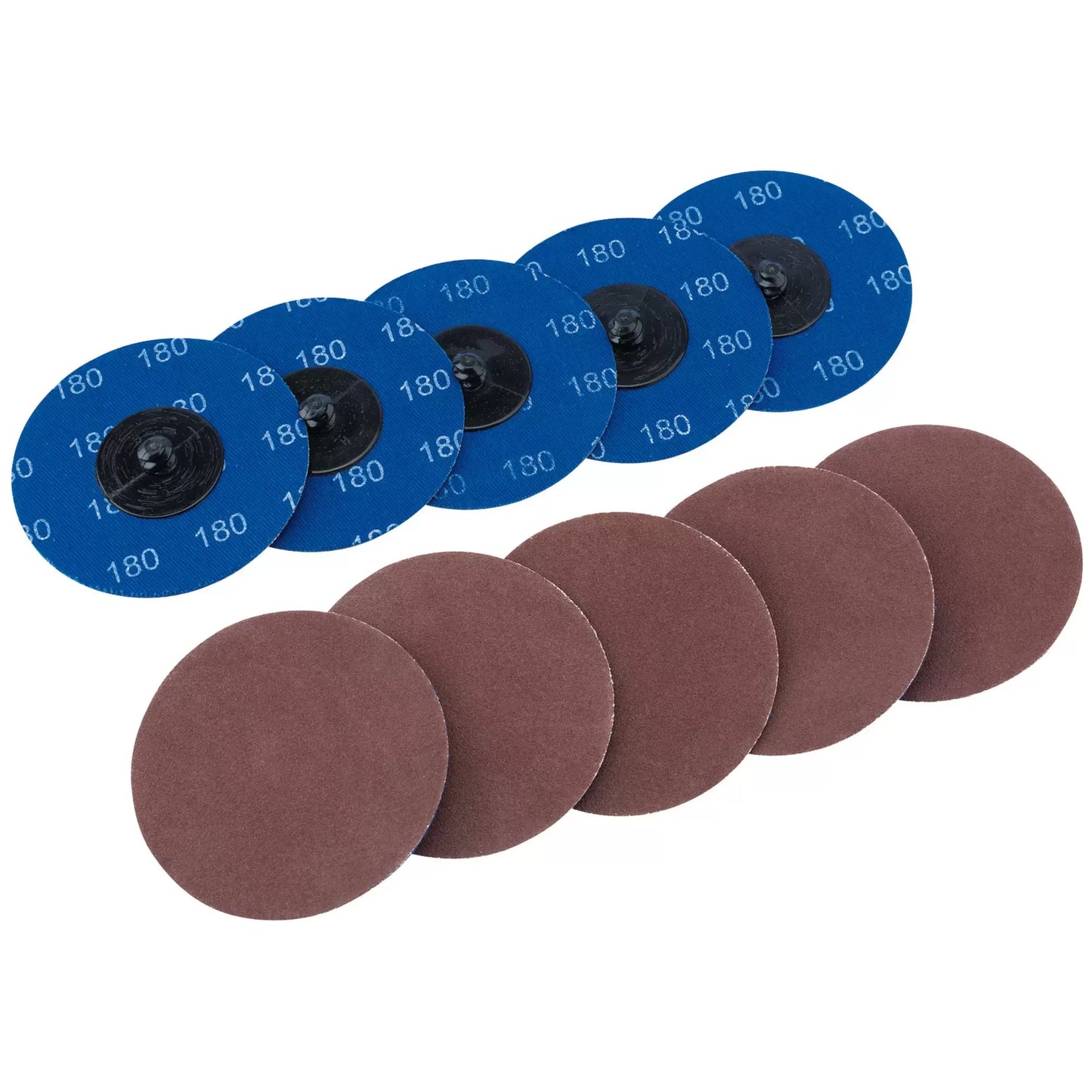 Draper Tools - 75618 - Aluminium Oxide Sanding Discs, 75mm, 180 Grit (Pack of 10)