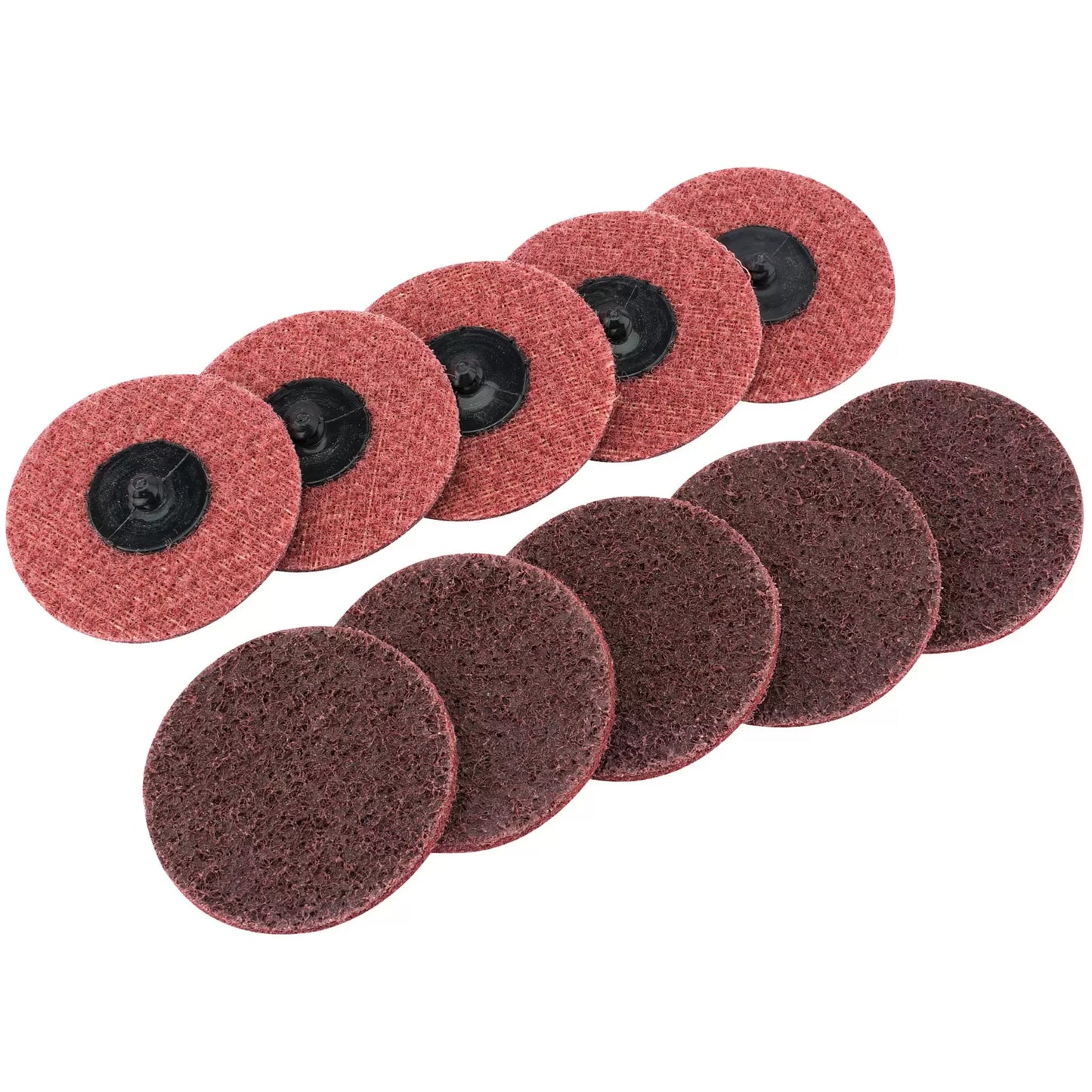 Draper Tools - 75627 - Polycarbide Abrasive Pads, 75mm, Medium (Pack of 10)