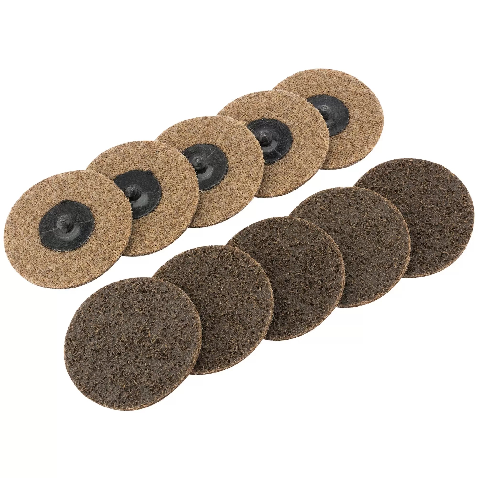 Draper Tools - 75628 - Polycarbide Abrasive Pads, 75mm, Coarse (Pack of 10)