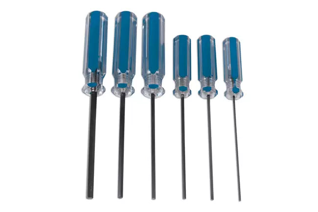 Laser - 7582 - Hex Screwdriver Set 1.5 - 5mm 6pc