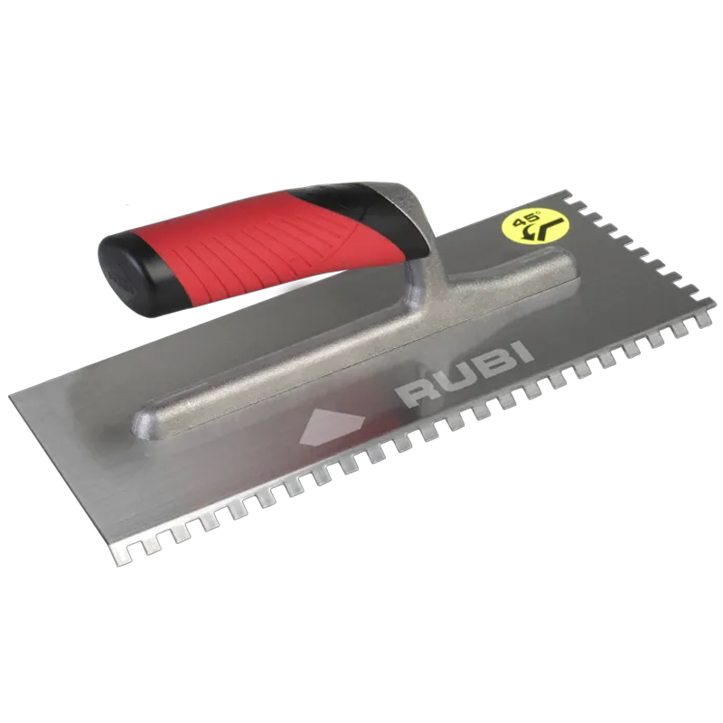 Rubi Angled Stainless Steel Soft Grip Trowel