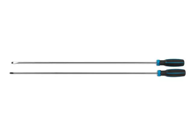 Laser - 7611 - Extra Long Screwdriver Set 660mm 2pc
