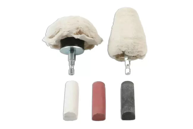 Laser - 7627 - Contour Metal Polishing Set 5pc