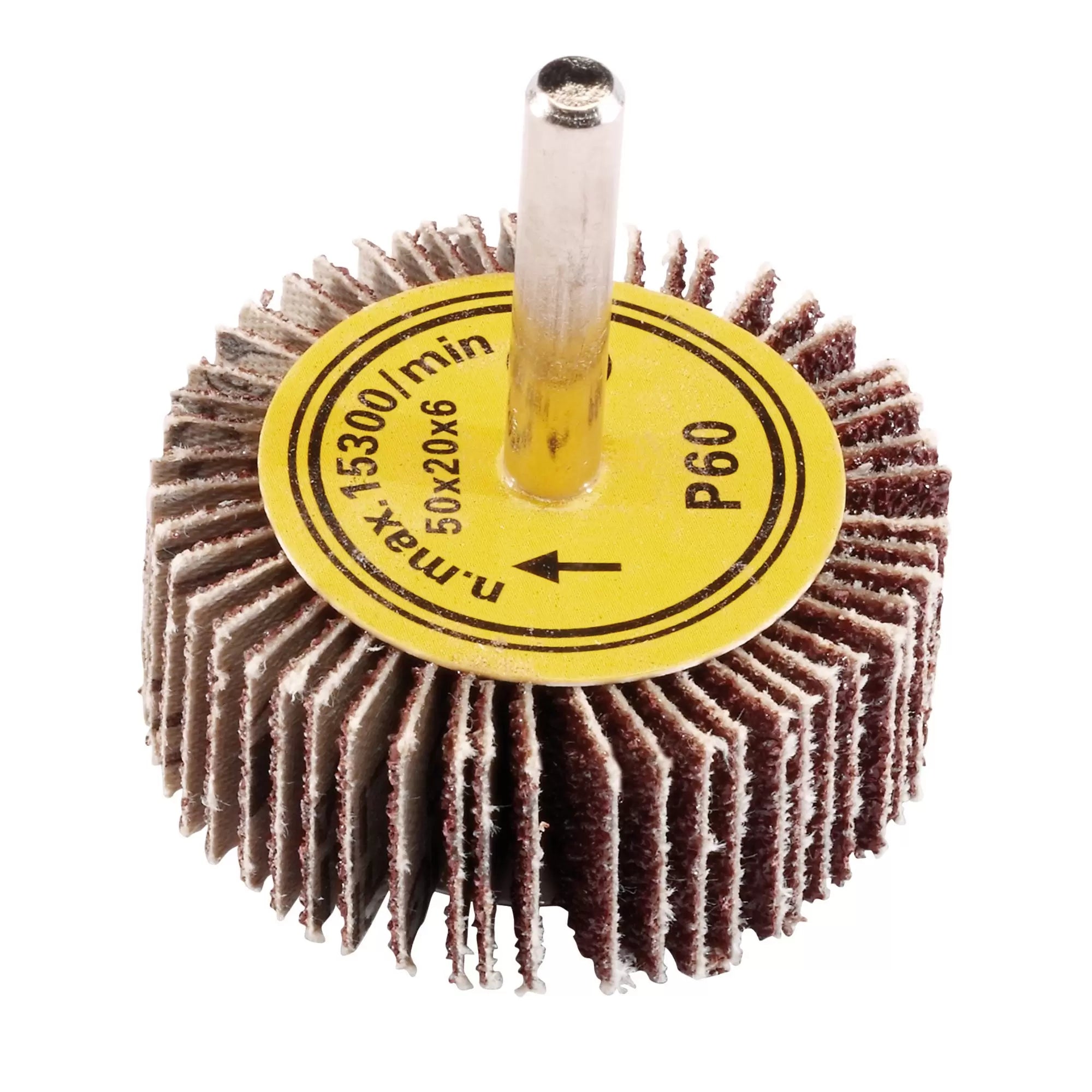 Draper Tools - 76452 - Abrasive Flap Wheel, 50 x 20mm, 60 Grit