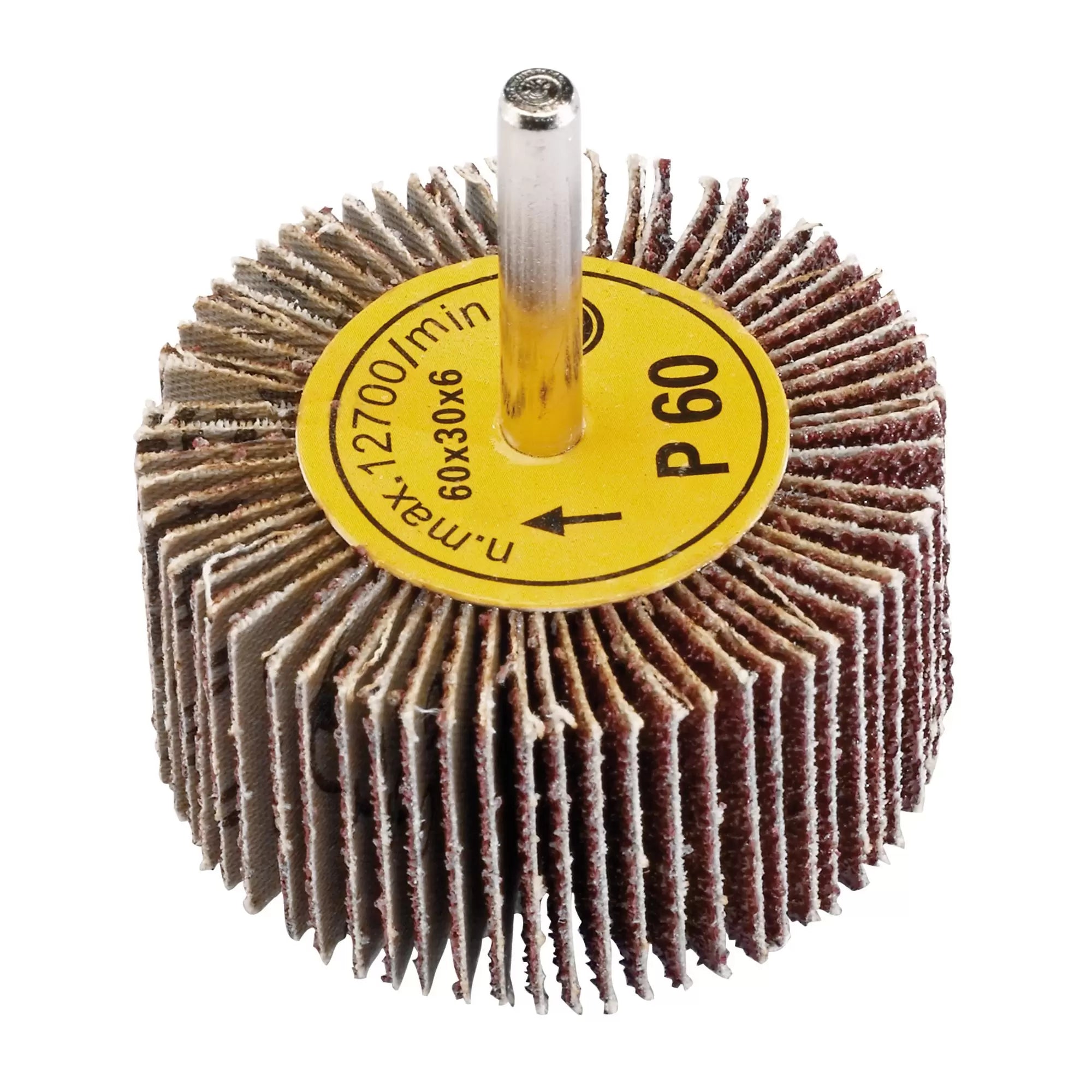 Draper Tools - 76465 - Abrasive Flap Wheel, 60 x 30mm, 60 Grit