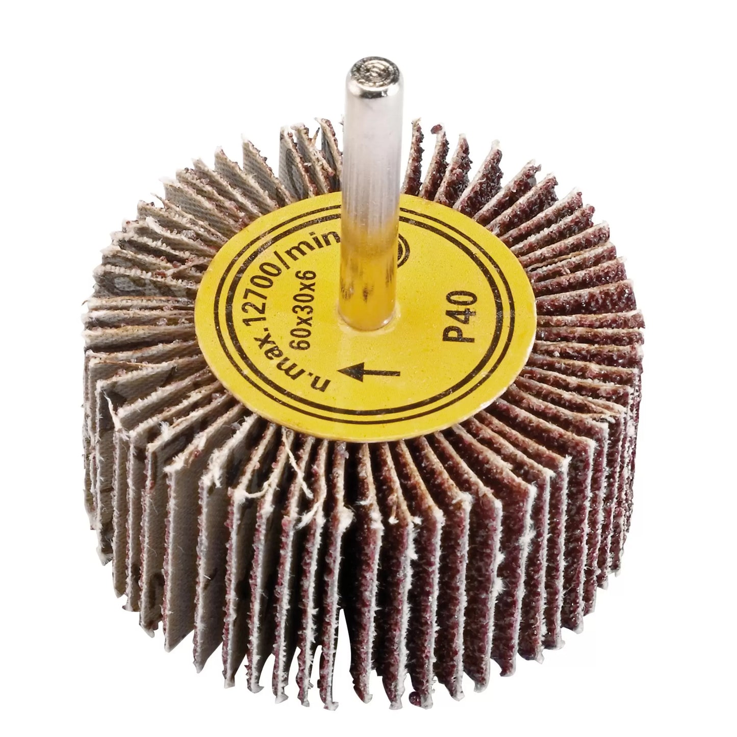 Draper Tools - 76466 - Abrasive Flap Wheel, 60 x 30mm, 40 Grit
