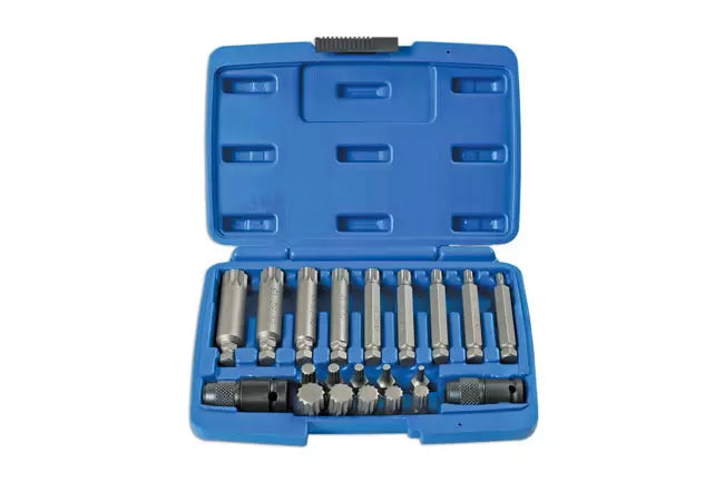 Laser - 7684 - Spline Impact Bit Set 21pc