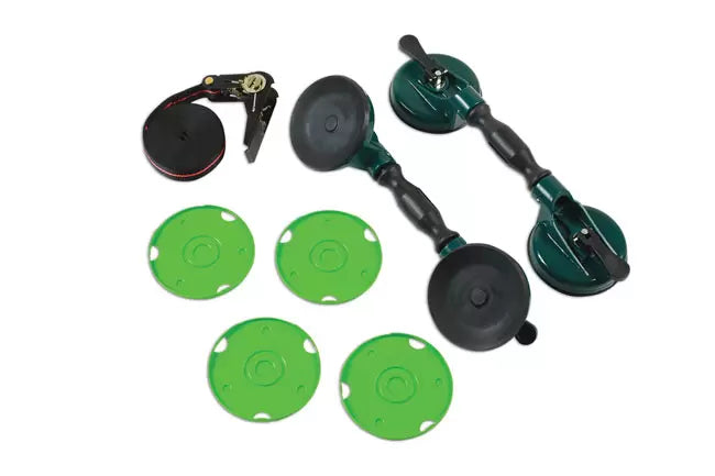 Laser - 7696 - Windscreen Twin Suction Cup Handle Set