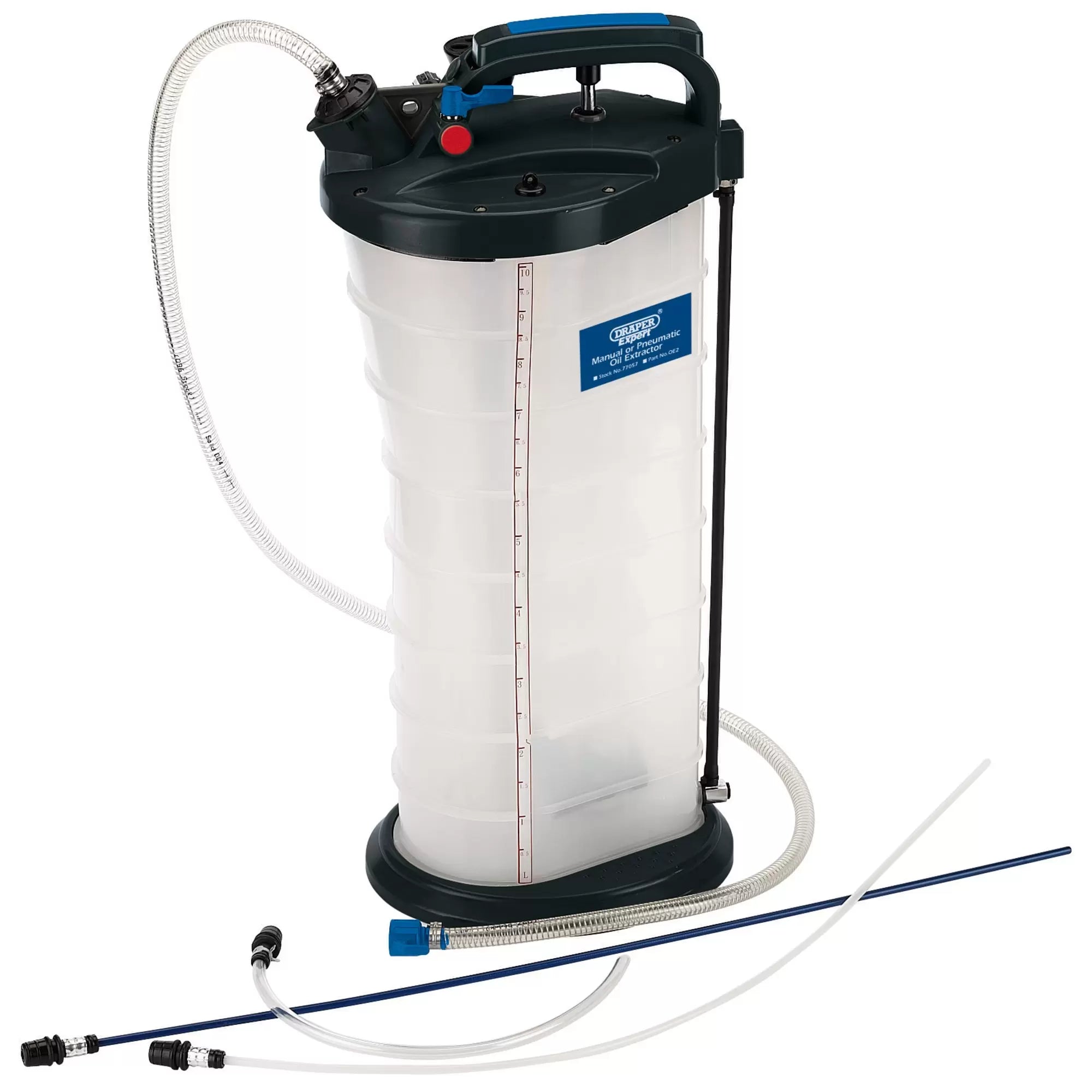 Draper Tools - 77057 - Draper Expert Manual or Pneumatic Oil Extractor, 1/4" BSP