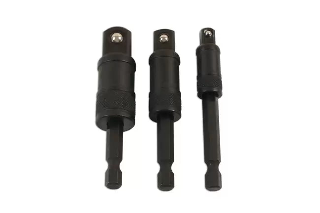 Laser - 7778 - Impact Quick Locking Socket Adaptor Set 75mm 3pc