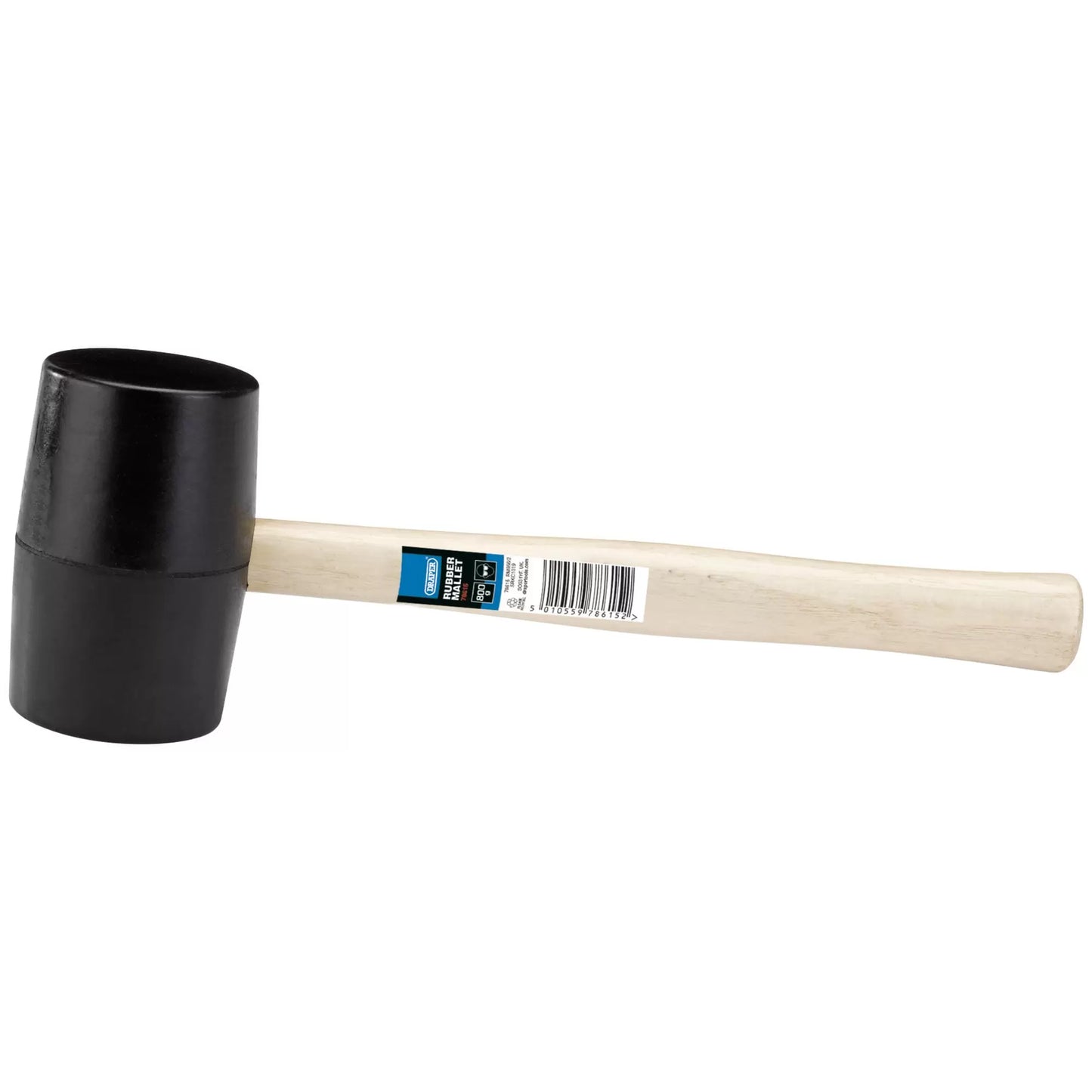 Draper Tools - 78615 - Hardwood Shaft Rubber Mallet, 800g/28oz