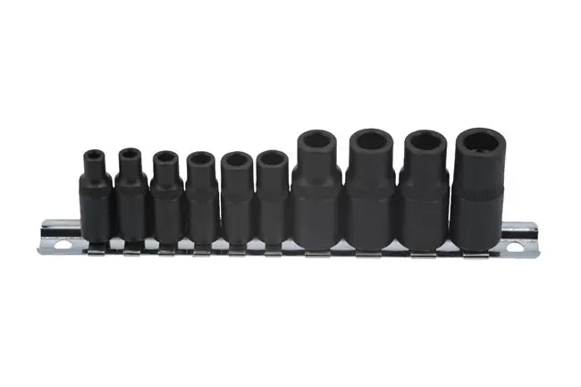 Laser - 7901 - Tap Socket Set 3/8"D, 1/4"D 10pc
