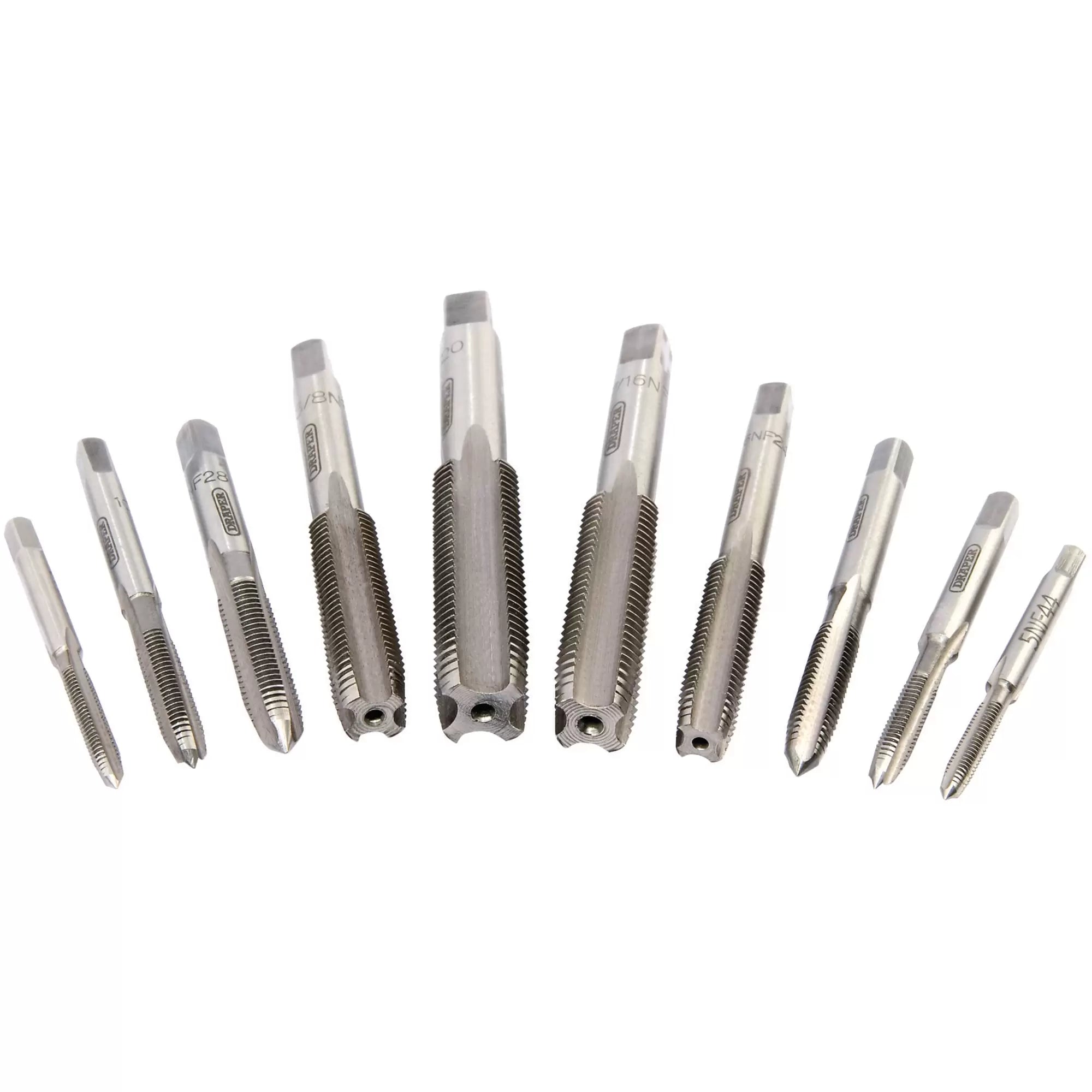 Draper Tools - 79199 - UNF Hand Tap Set (10 Piece)