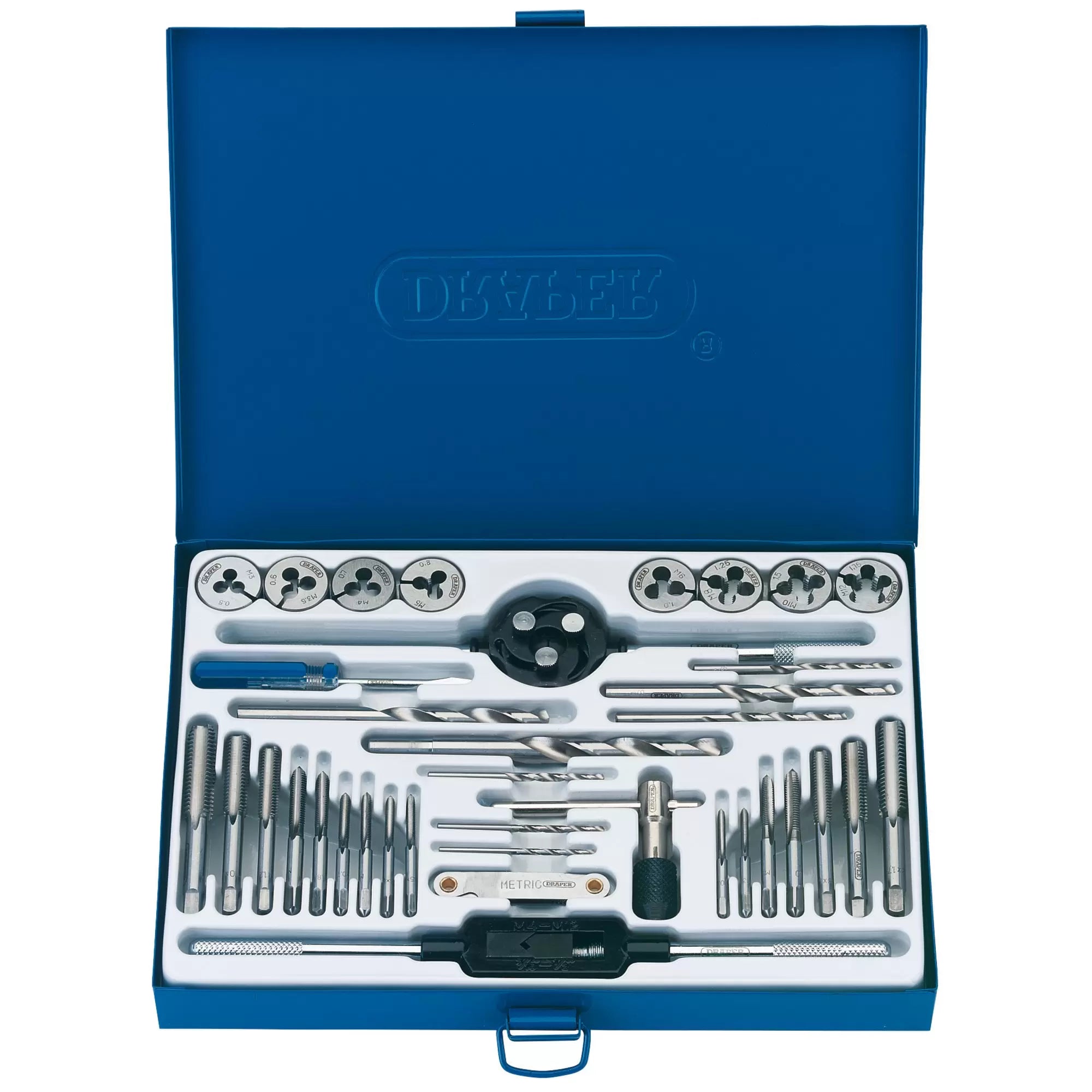 Draper Tools - 79203 - Metric Tap and Die Set (37 Piece)