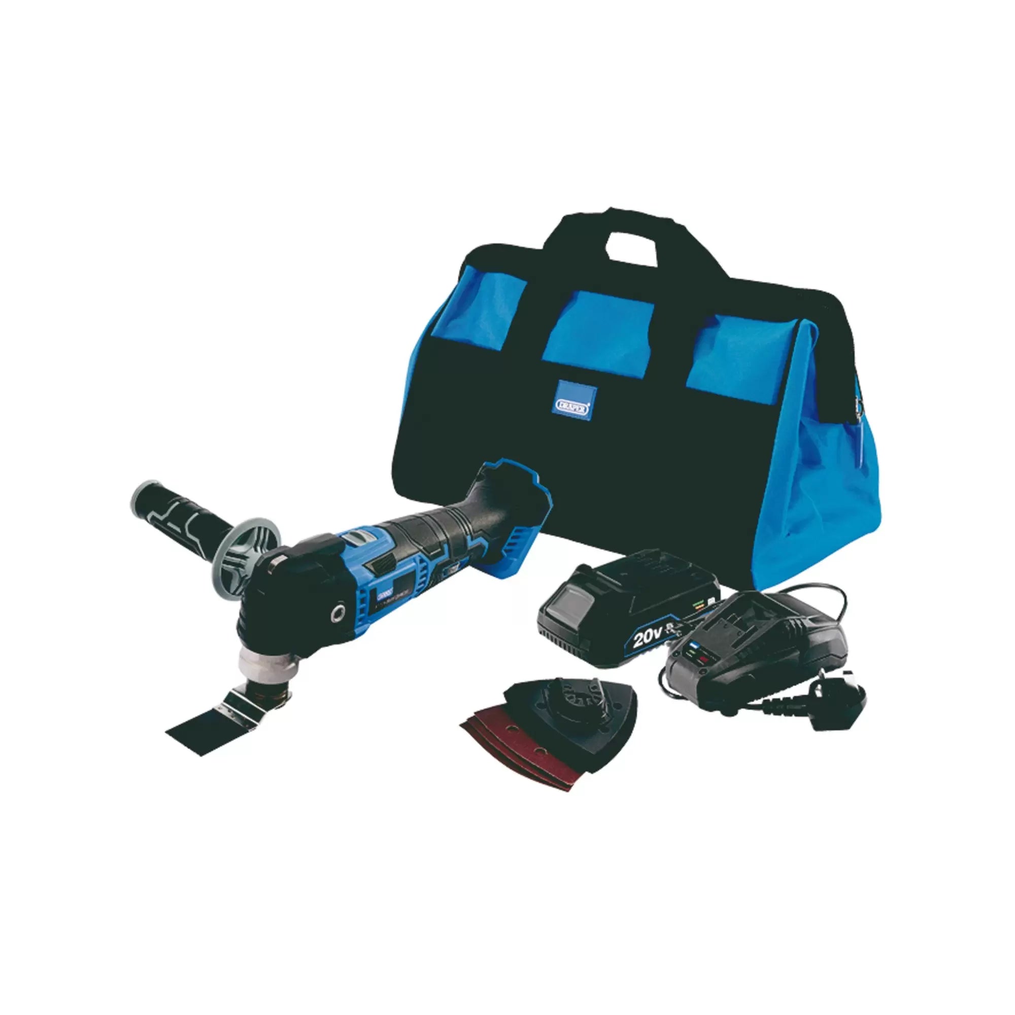 Draper Tools - 79900 - Draper Storm Force® 20V Oscillating Multi-Tool Kit