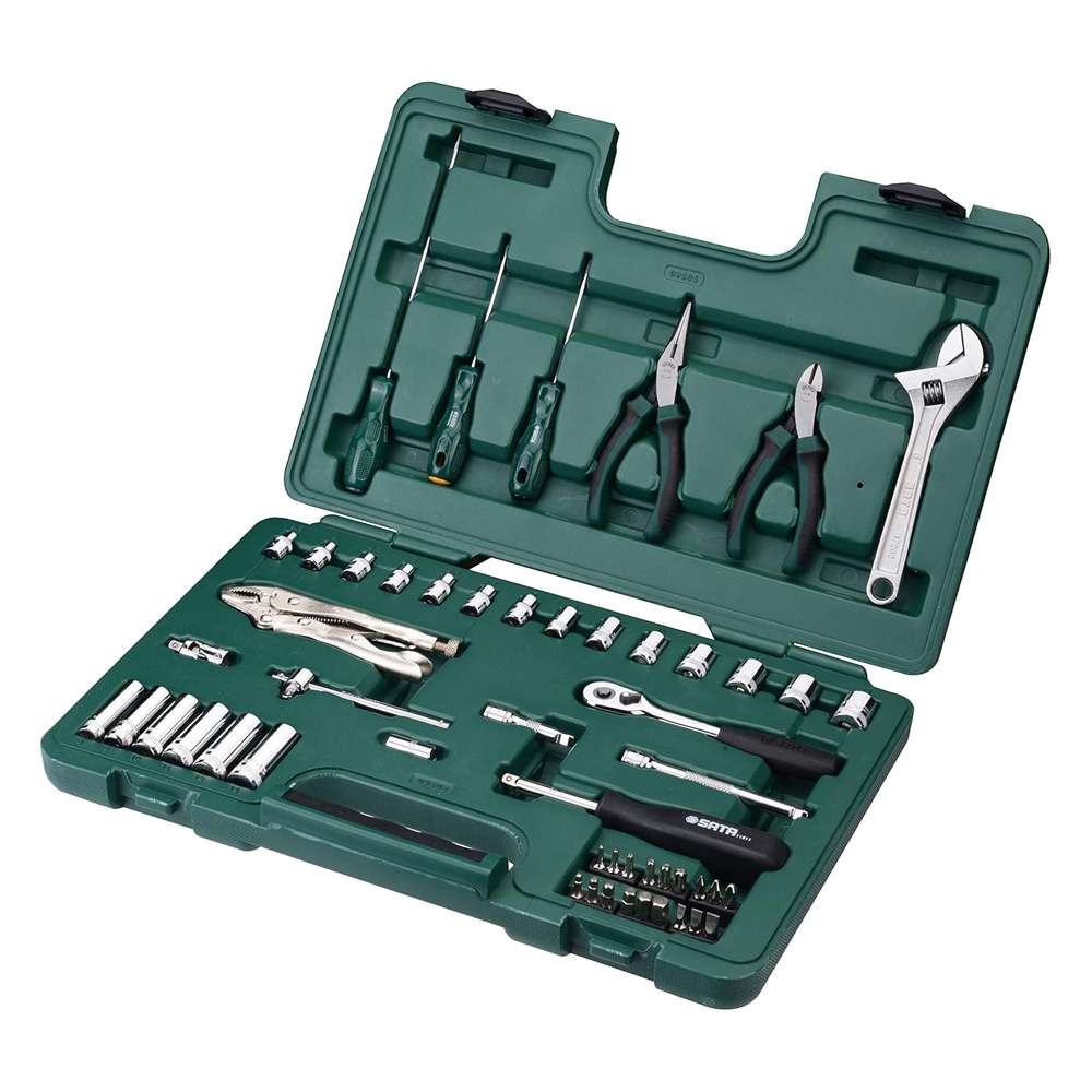 SATA ST09505SJ 52-Piece 1/4" Drive 6-Point Metric Master Tool Set