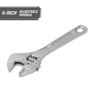 Deli Adjustable Wrench, 6" Compact, Used for Tight Spaces & Small Fastener