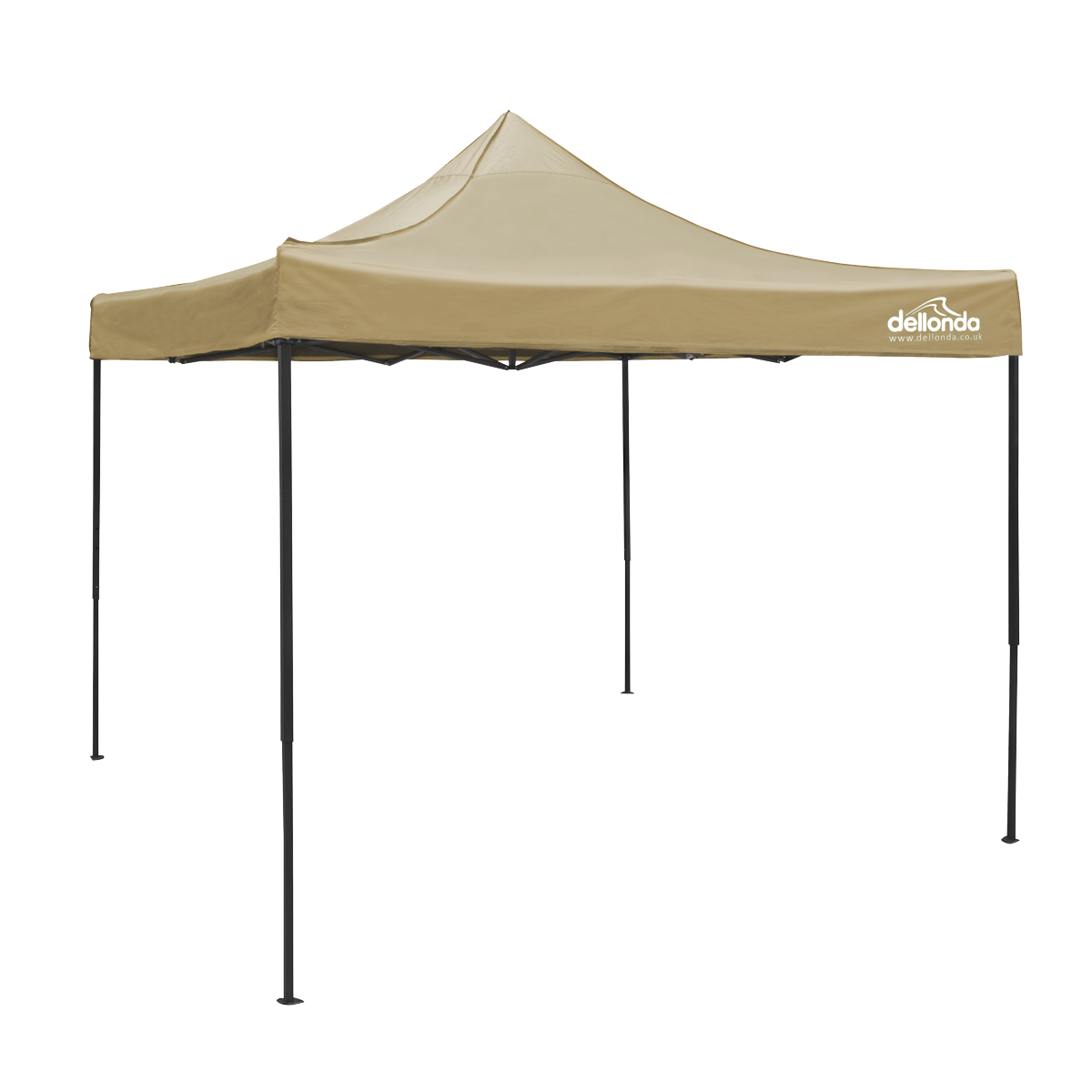 Dellonda 3x3m Pop-Up Gazebo Canopy Beige