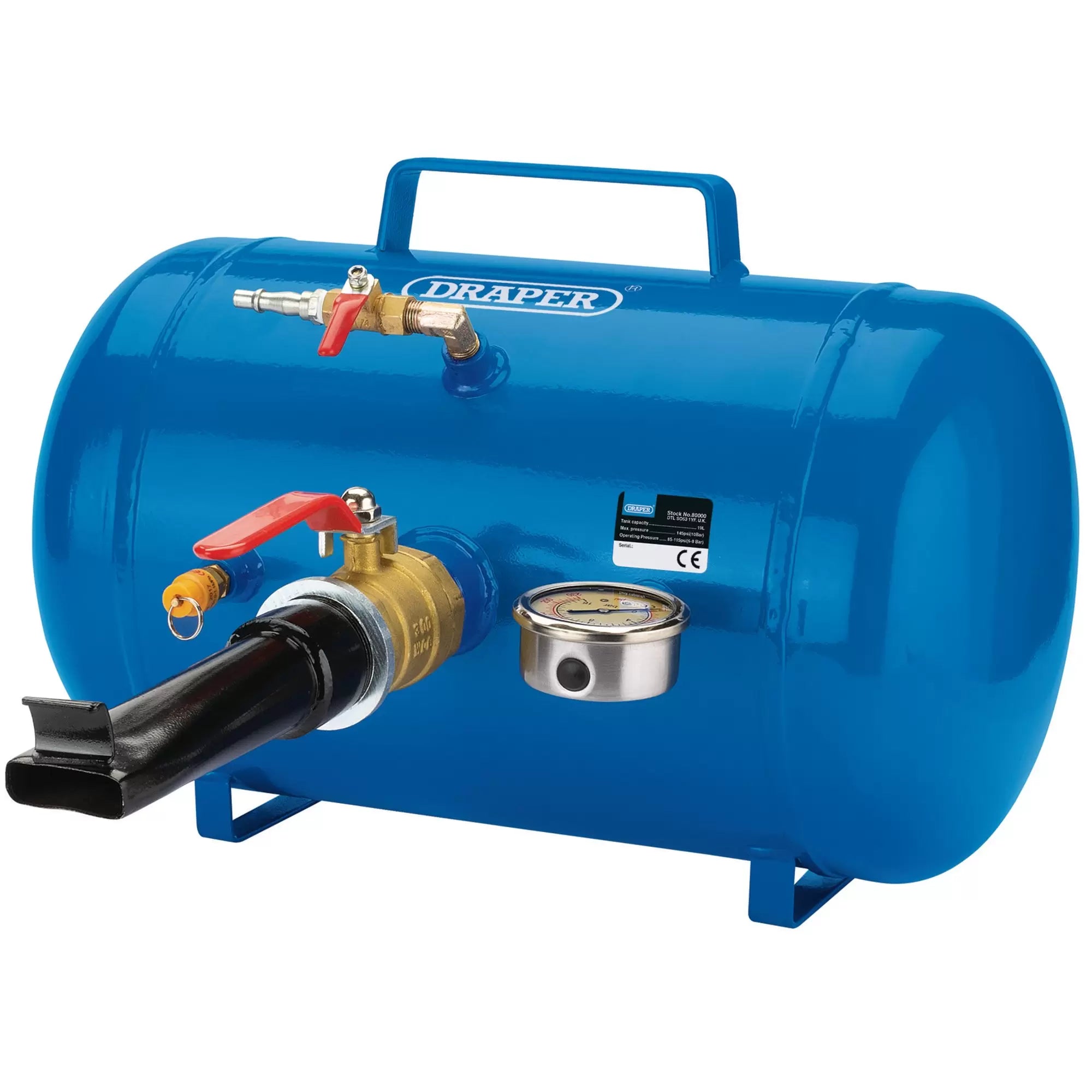 Draper Tools - 80000 - Tyre Bead Seater, 19L