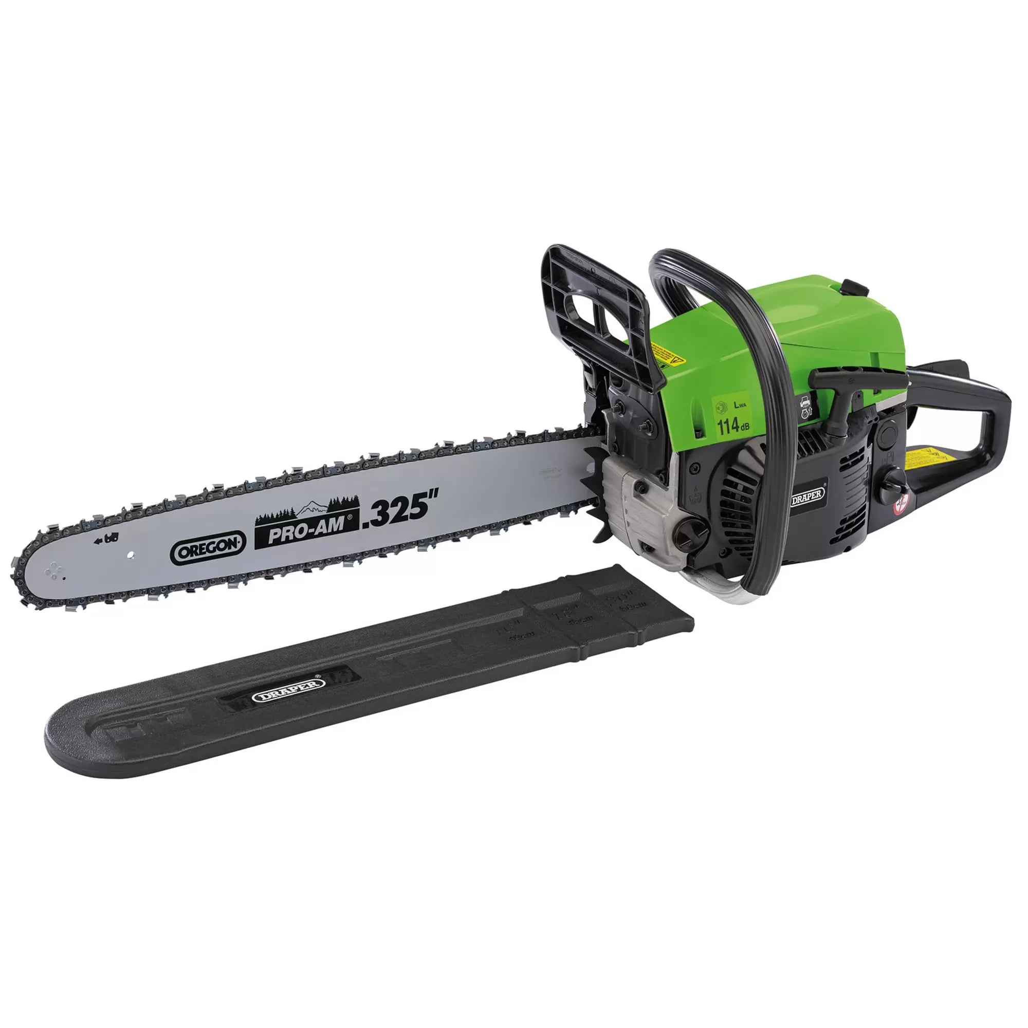 Draper Tools - 80106 - Petrol Chainsaw, 500mm, 52cc