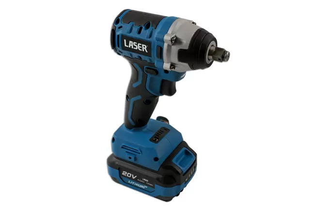 Laser - 8013 - Cordless Impact Wrench 1/2"D 20V w/o Battery