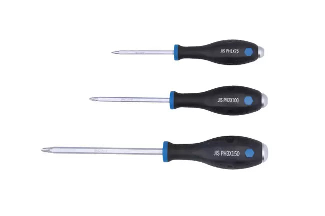 Laser - 8037 - JIS Pound Thru Screwdrivers 3pc