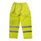 Worksafe® Hi-Vis Yellow Waterproof Trousers - Large [807L]