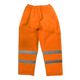 Worksafe® Hi-Vis Orange Waterproof Trousers - Medium [807MO]