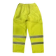 Worksafe® Hi-Vis Yellow Waterproof Trousers - X-Large [807XL]