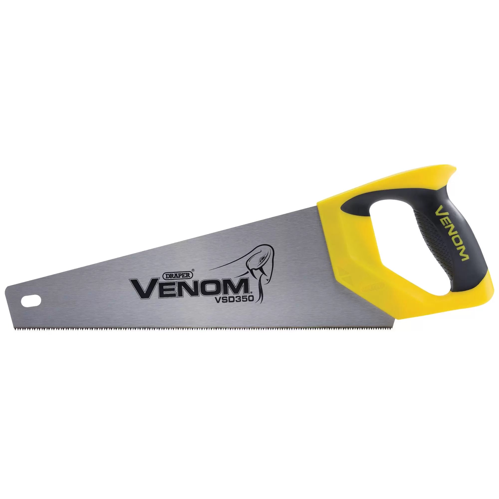 Draper Tools - 80874 - Draper Venom® Second Fix Double Ground Tool Box Saw, 350mm, 11tpi/12ppi