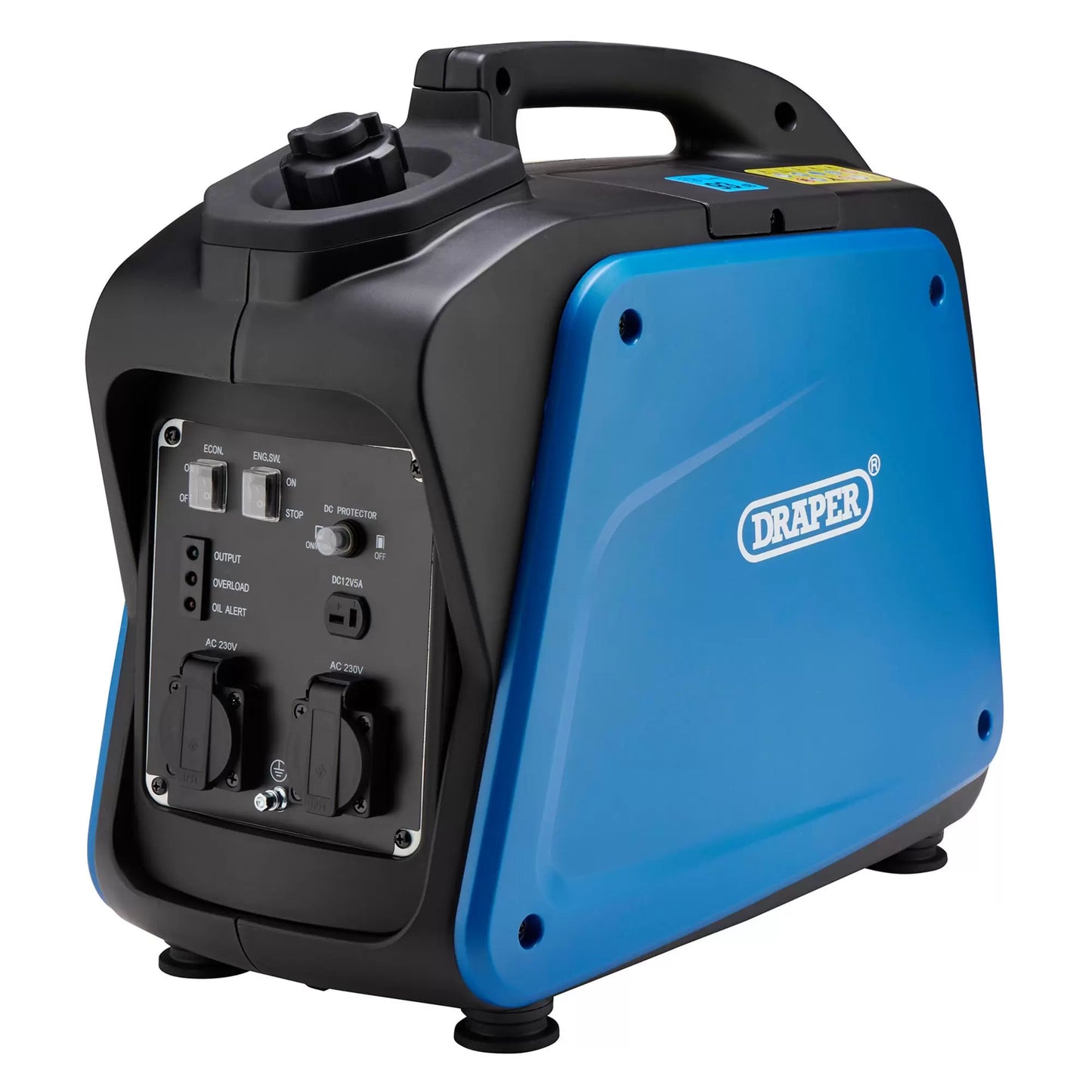 Draper Tools - 80956 - Petrol Inverter Generator, 1700W