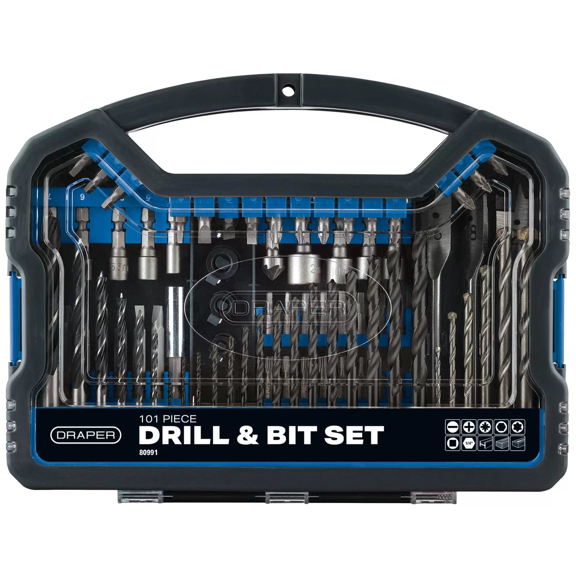 Draper Tools - 80991 - Drill Bit and Accessory Kit (101 Piece)
